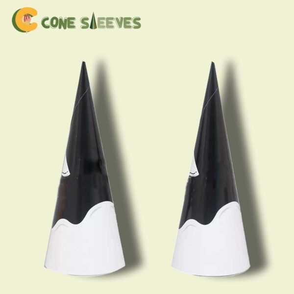 Custom Printed Black Cone Sleeve