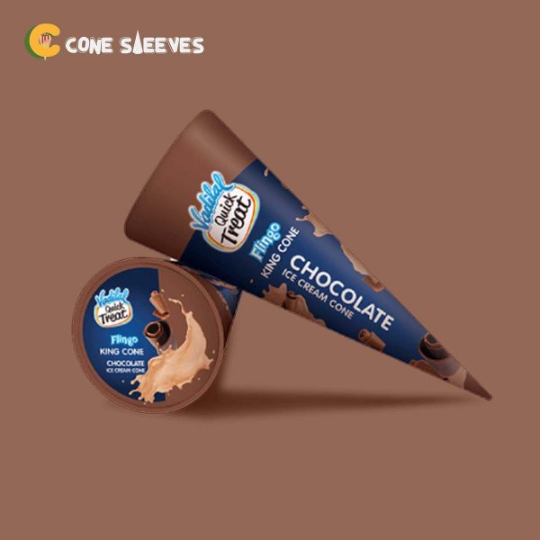 Custom Printed Ice Cream Cone Sleeves