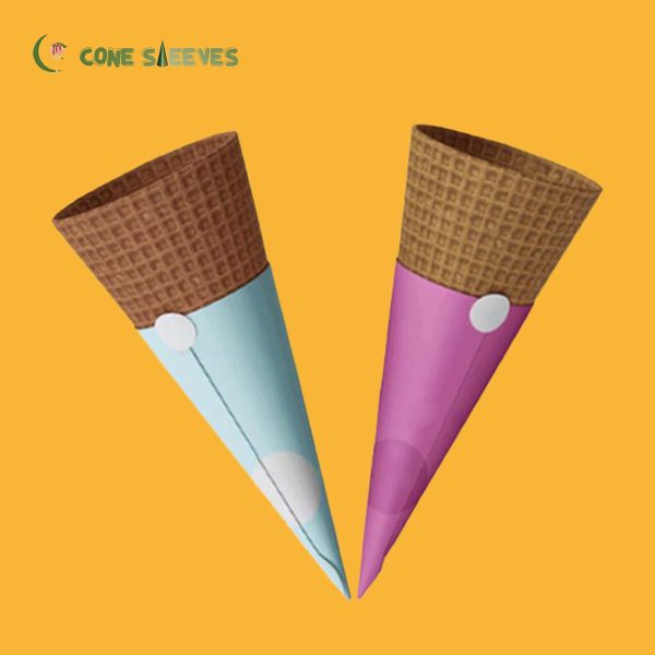 Custom Two Color Cone Sleeves