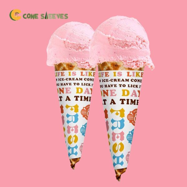 Custom Two Color Cone Sleeves