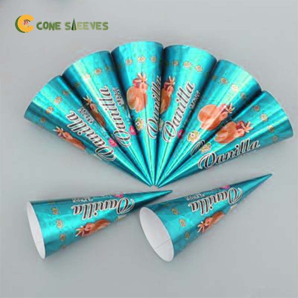 Rolled Ice Cream Cone Sleeves