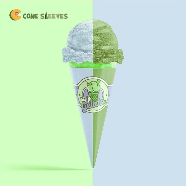 Polka Designs Ice Cream Cone Sleeves