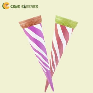 Abstract Design Ice Cream Cone Sleeves Wholesale