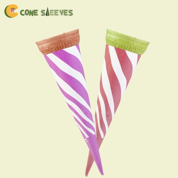 Abstract Design Ice Cream Cone Sleeves Wholesale