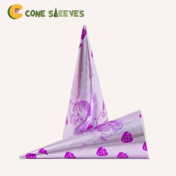 Custom printed Aluminum Foil Cone Sleeve