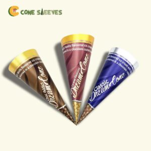 Rolled ice cream cone sleeves Wholesale