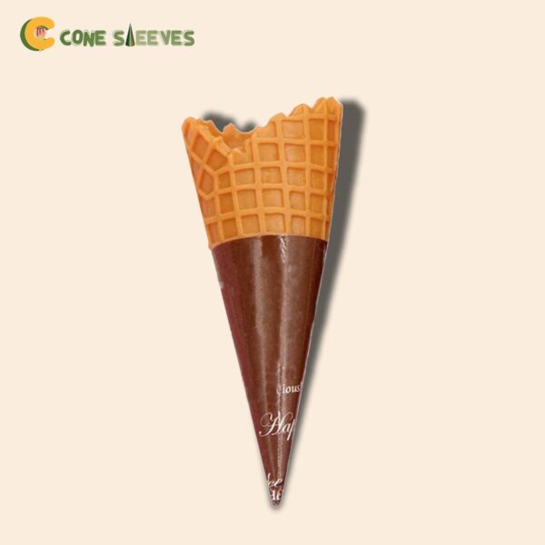 custom printed waffle cone sleeve