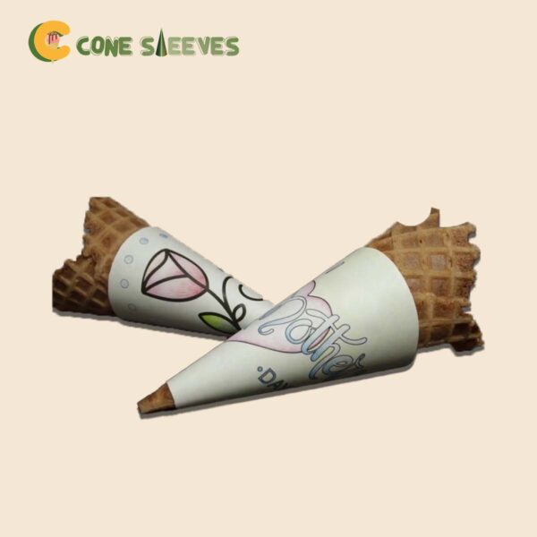 custom white cone sleeve