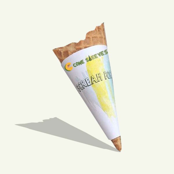 waffle cone paper sleeves