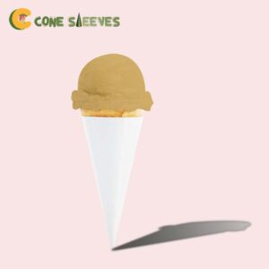 white cone sleeve