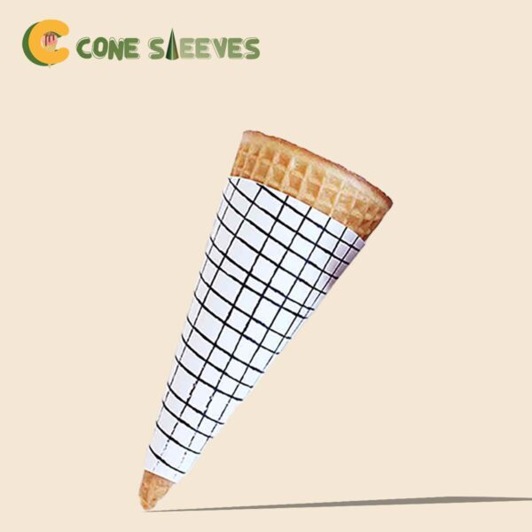 white cone sleeve printing