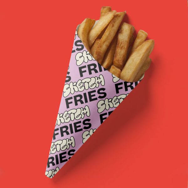 Custom Cone Fries Packaging