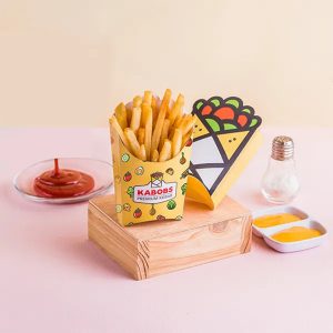 French Fry Serving Containers