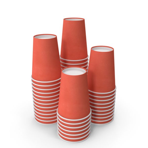 Small cardboard cups packaging