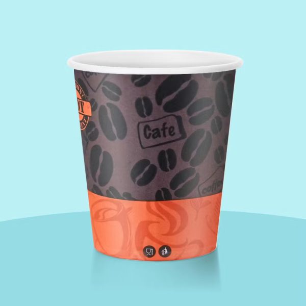 Custom 7 oz paper cups packaging