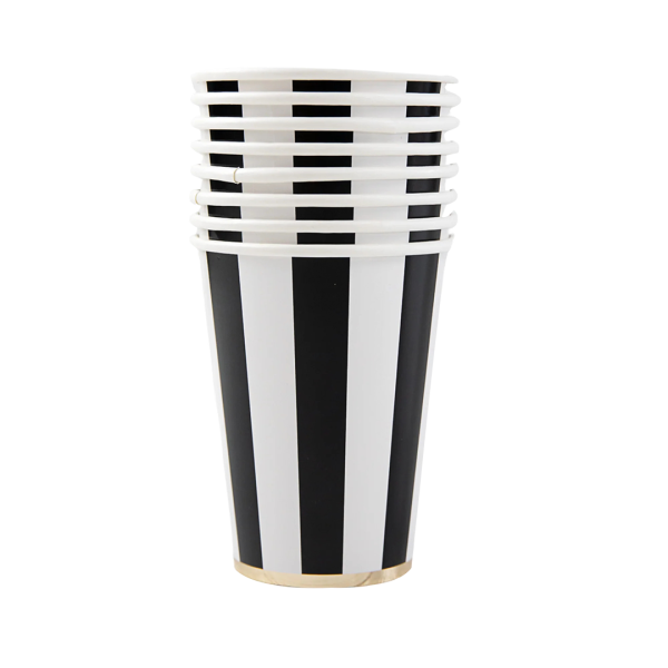 Custom Black paper cups