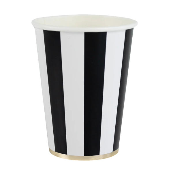 Custom Black paper cups packaging