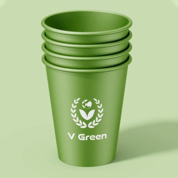 Custom Green paper cups