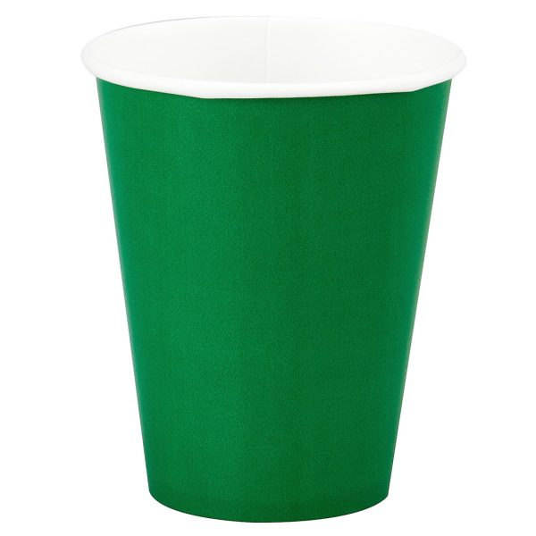 Custom Green paper cups packaging