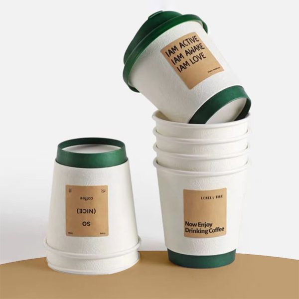 Custom Kraft coffee cups