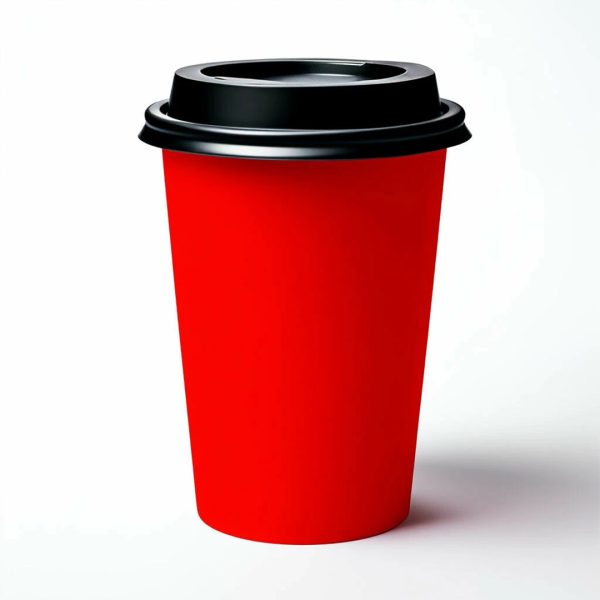 Custom Red paper cups packaging