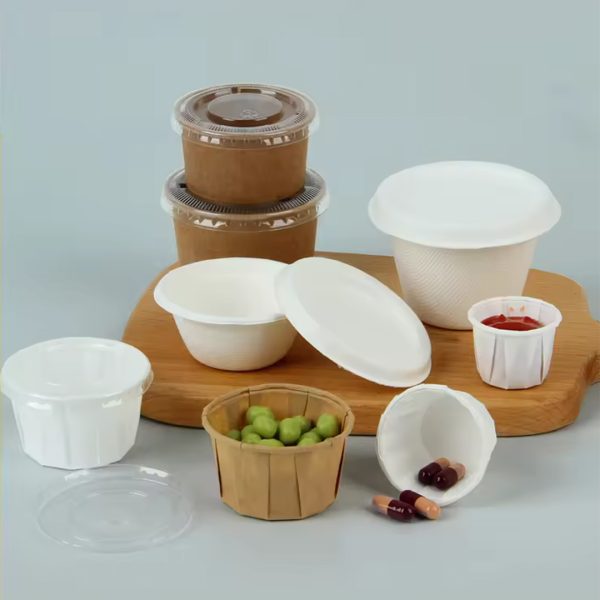 Paper sauce cups