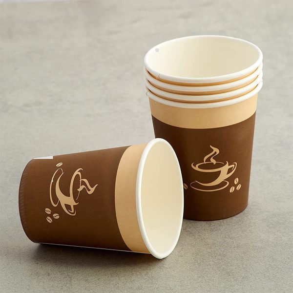 Paper serving cups packaging