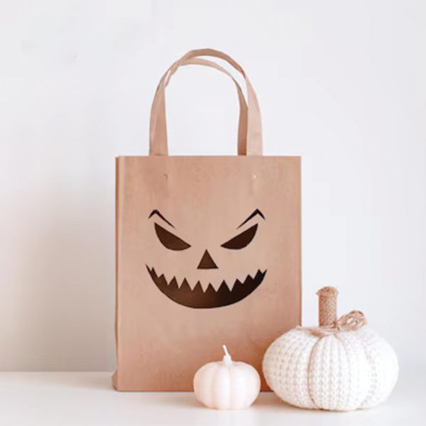 halloween party favor packaging scene
