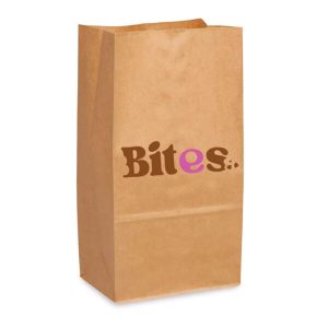 meal packaging paper bag display angle